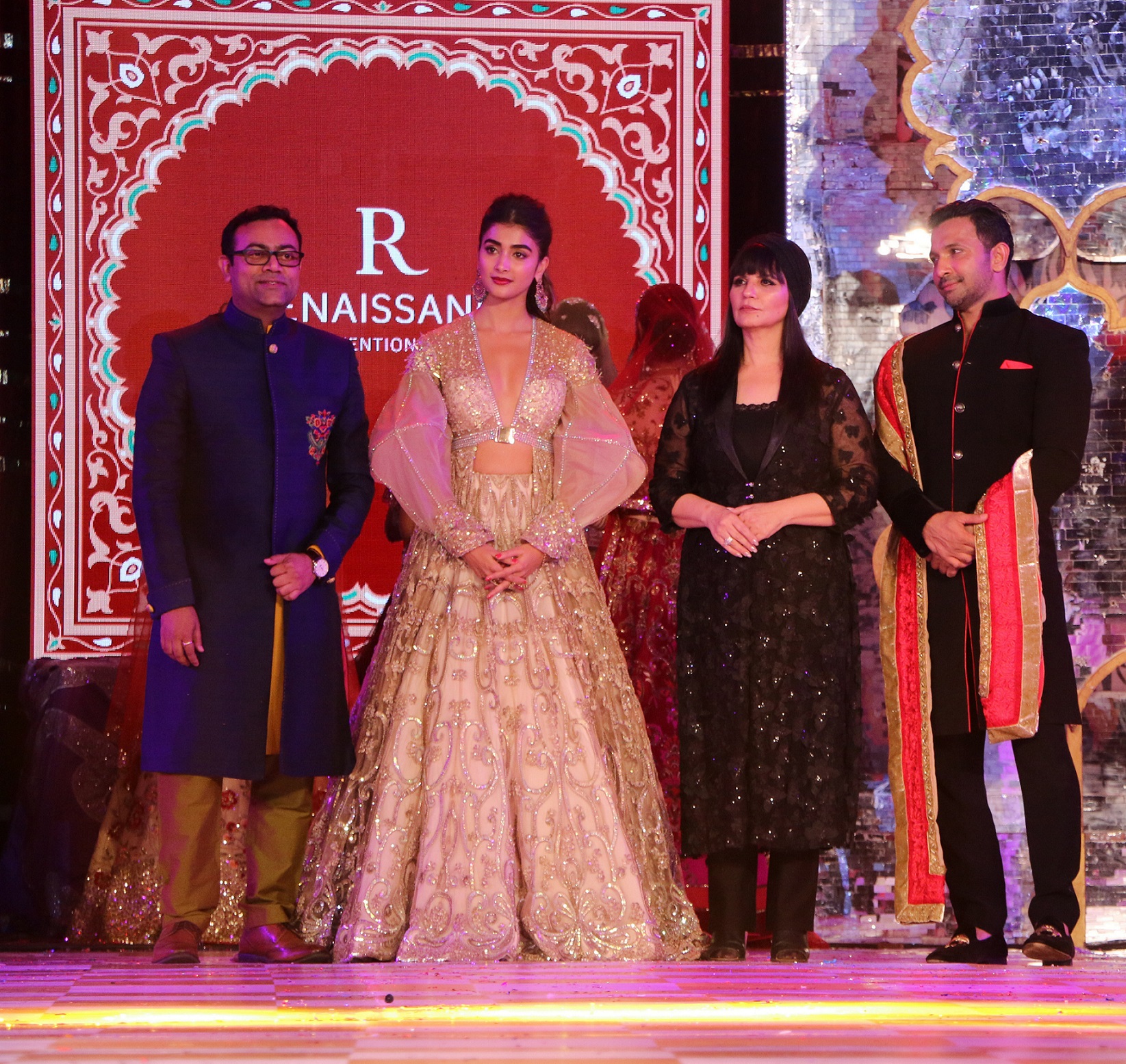 Vinay Singh, Pooja Hegde, Neeta Lulla and Terence Lewis