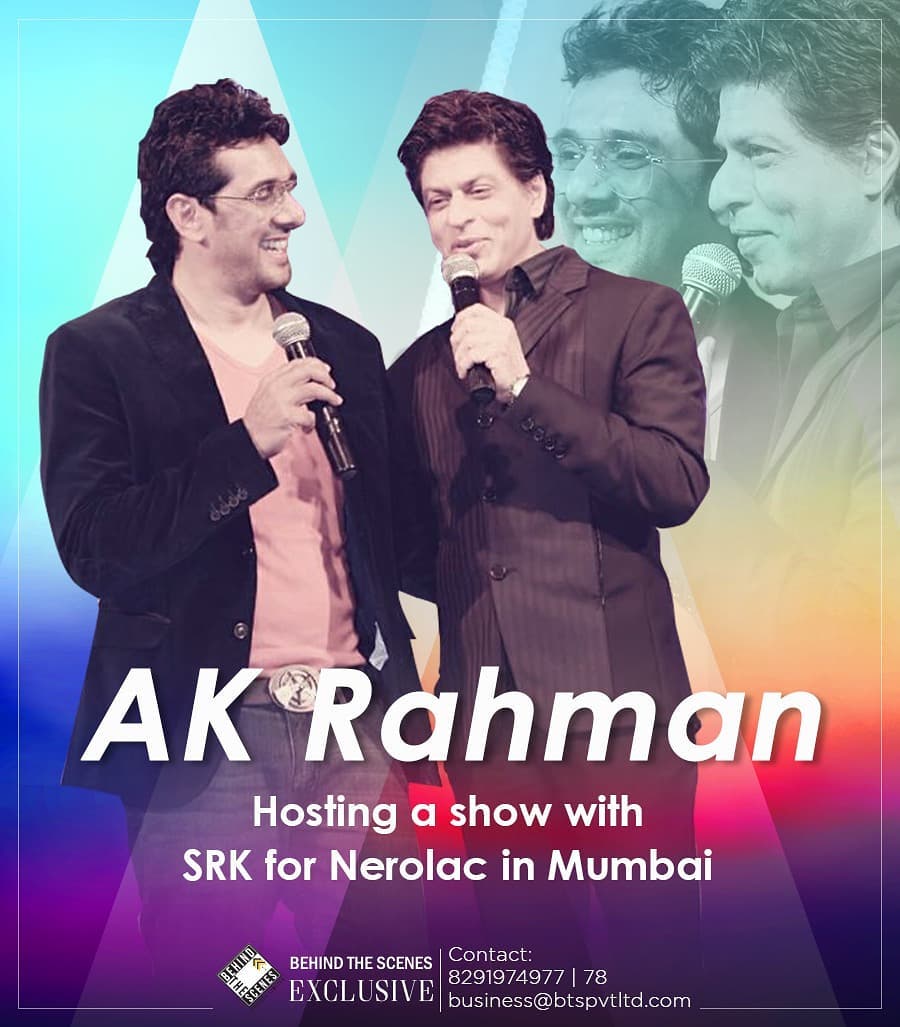 AK Rahman and Shah Rukh Khan