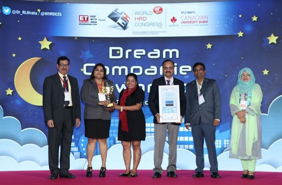 QADNamedasOneofIndia's'DreamCompaniestoWorkfor'atWorldHRDCongress