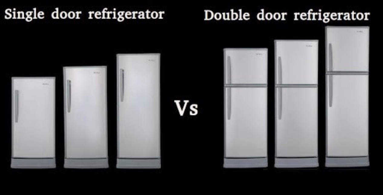 Single Door Vs Double Door Refrigerator theInspireSpy