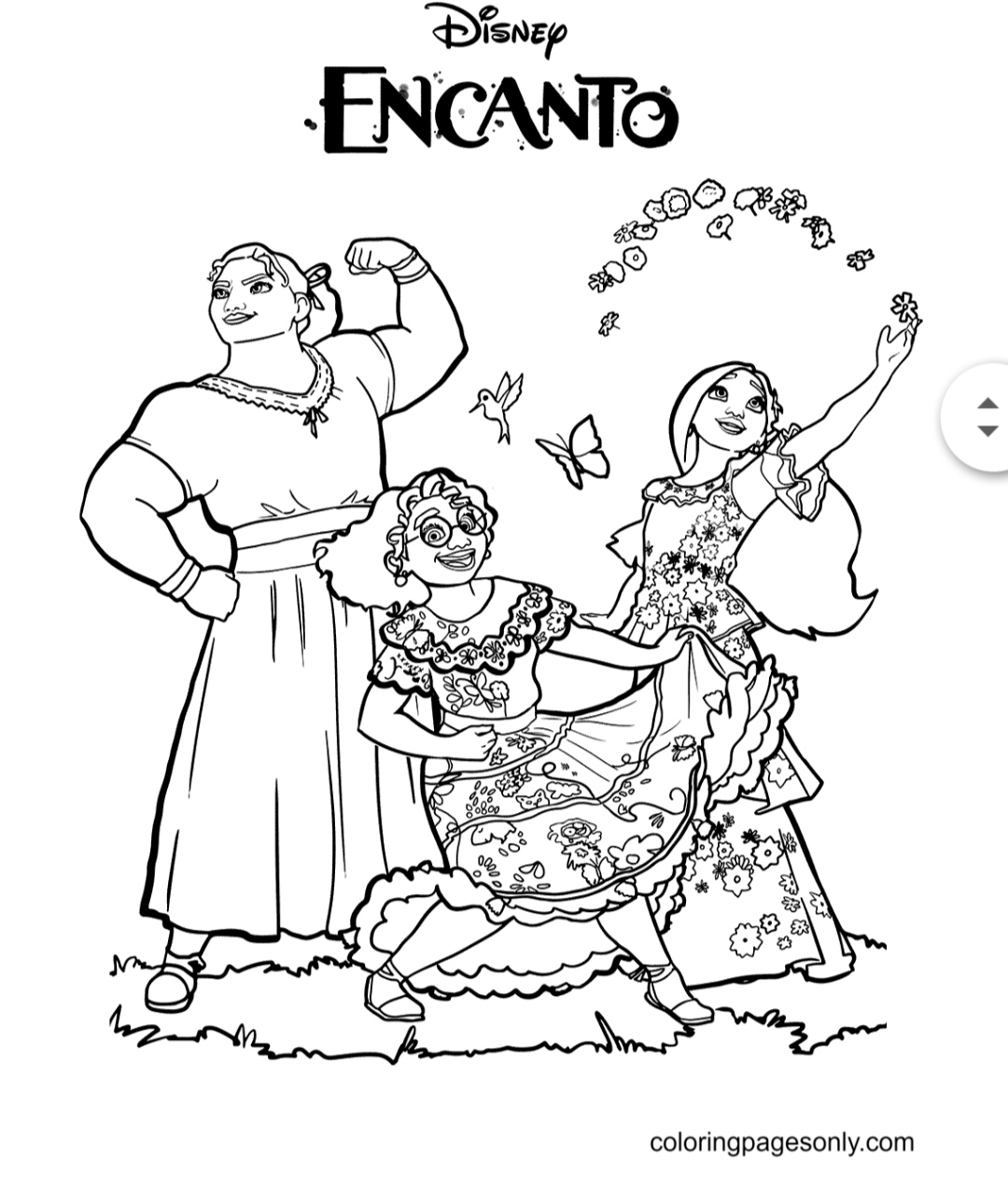 Encanto and Ichigo coloring pages   TheInspireSpy