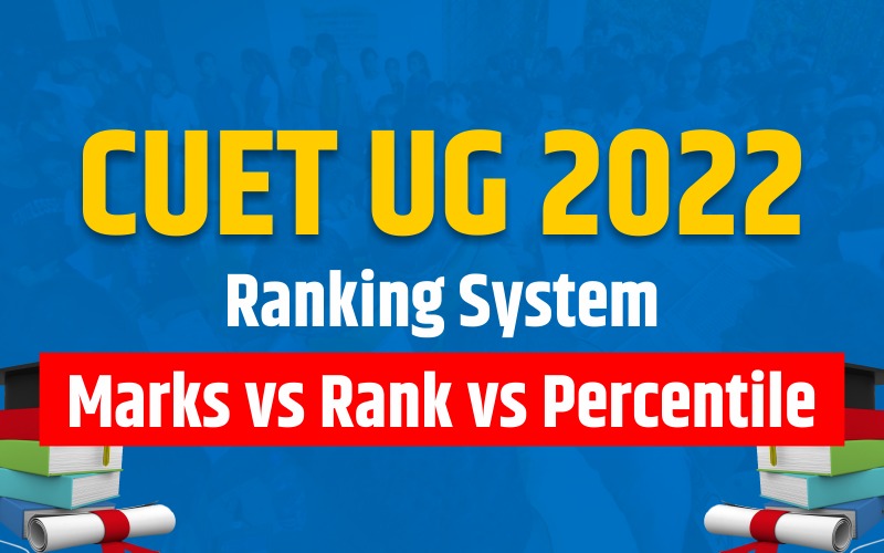 CUET Ranking system (Marks vs rank vs percentile)