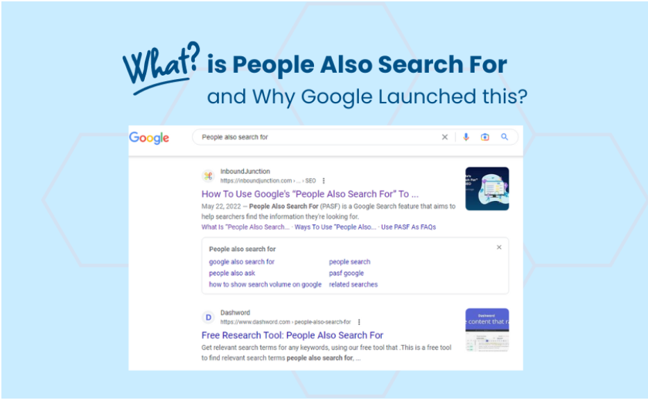 What is People Also Search For and Why Google Launched this?