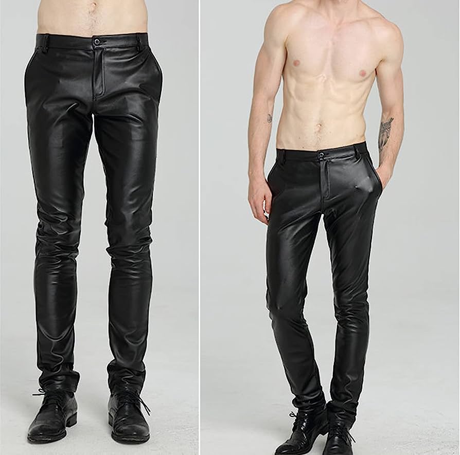 Mens Black Lambskin Leather Pants Unleash Your Style with Grainyleather