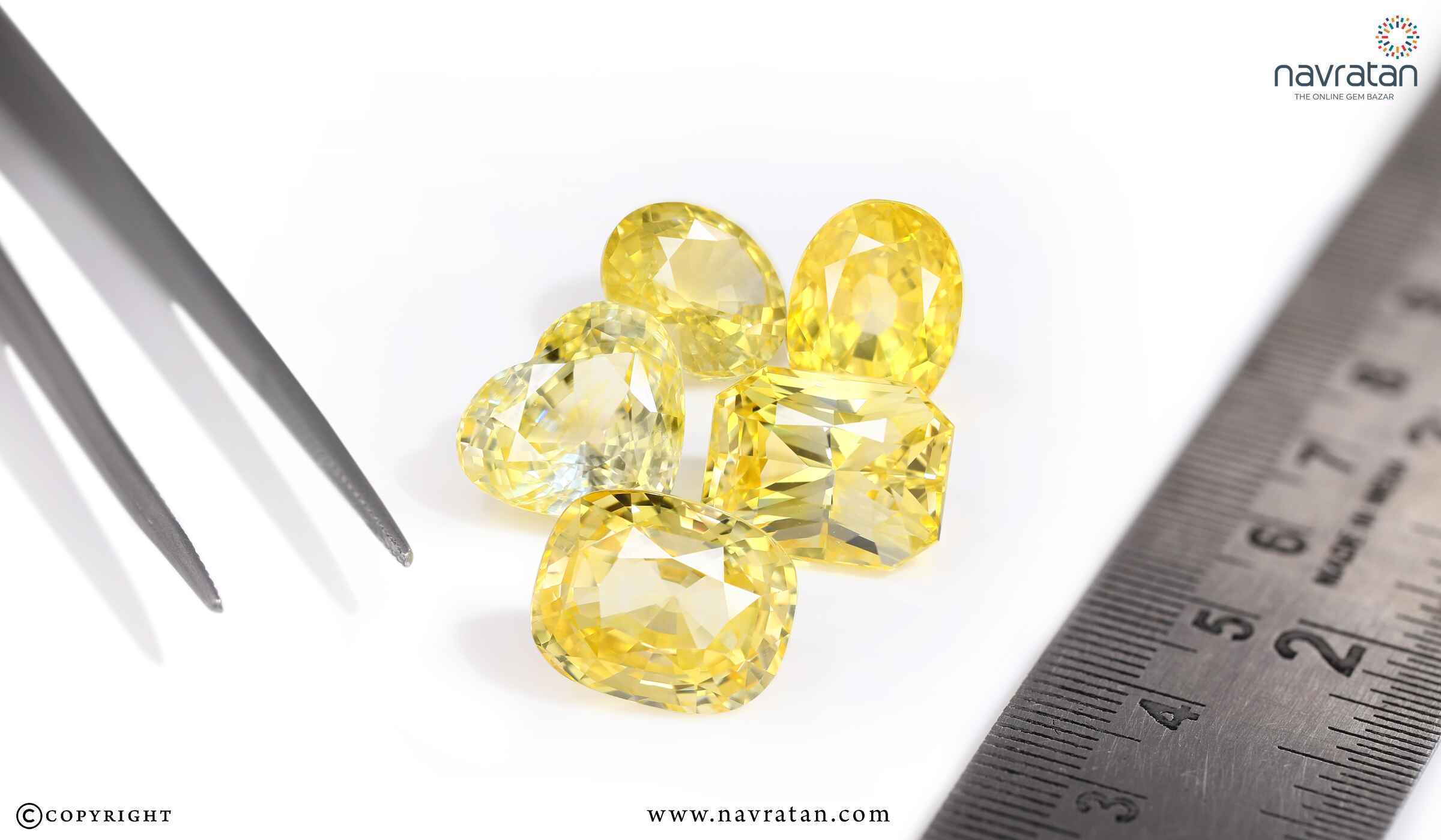 Finding the Perfect Yellow sapphire Size vs. Carat Weight