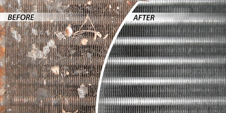 How to Clean Dirty HVAC Condenser Coils